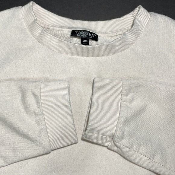 TOPSHOP oversized sweatshirt in women’s size 2 - Picture 3 of 11